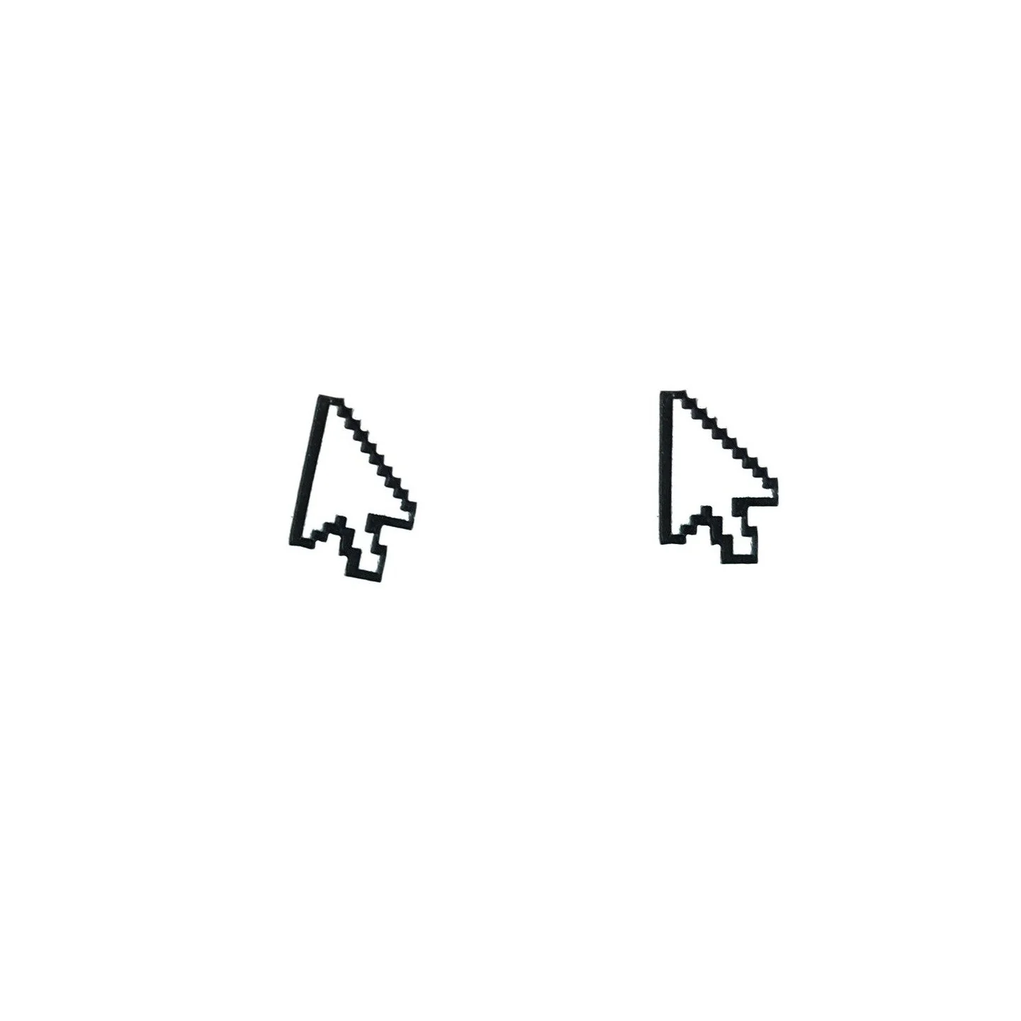 Cursor Arrow Earrings - Image 4