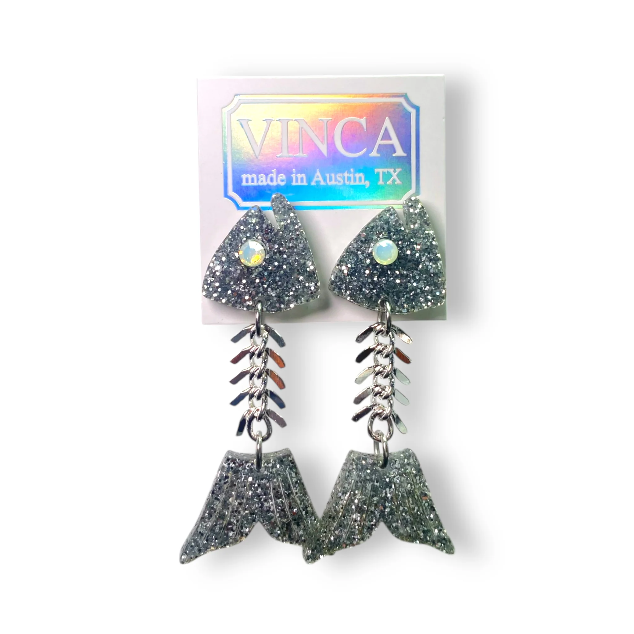 Gill-ty Pleasure Fish Bone Earrings - Image 9