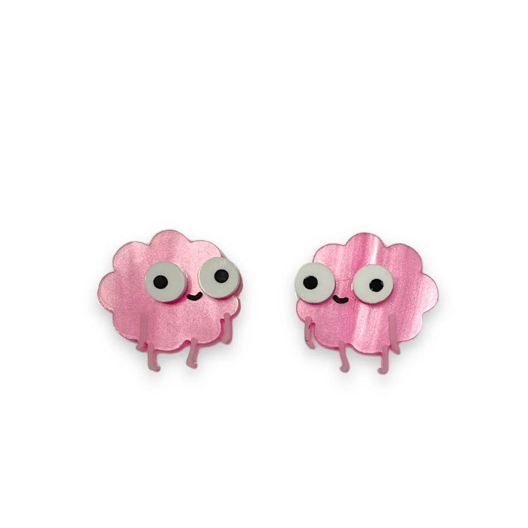 Sarah's Scribbles Happy Brain Earrings - Image 3