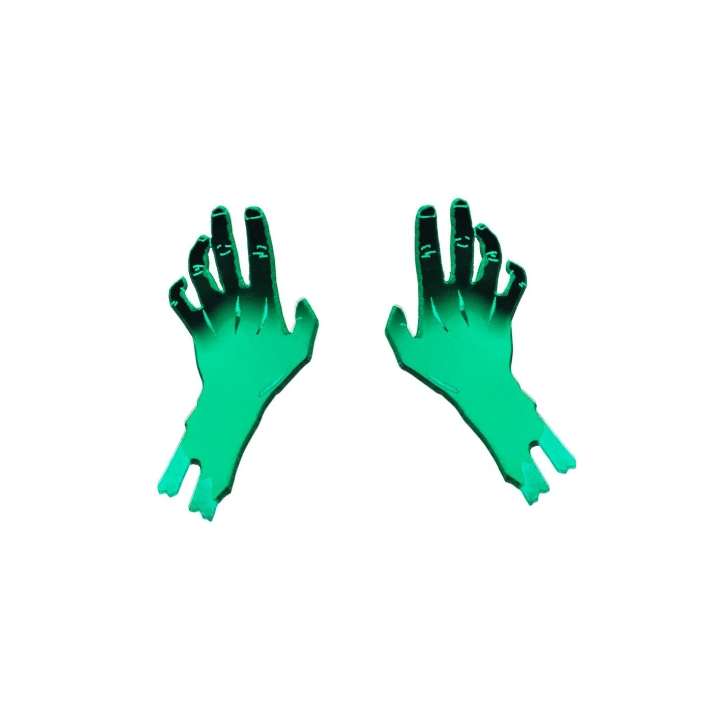 LAST CHANCE! Zombie Hand Earrings - Image 3